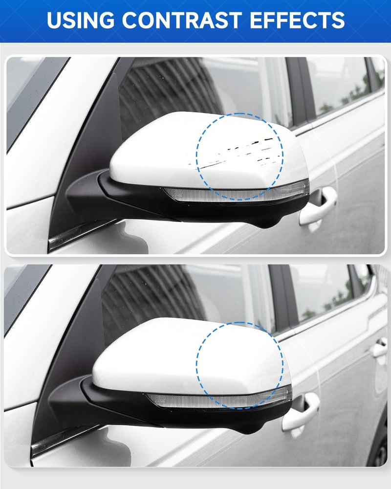 RSACET SWP Snow White Pearl Tricoat Touch Up Paint Compatible with Kia Exact Match Touch Up Paint Car Scratch Repair - Image 3